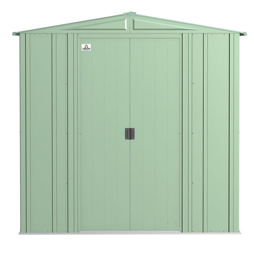 Arrow | Classic Steel Storage Shed, 6x7 ft., Sage Green CLG67SG