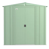 Arrow | Classic Steel Storage Shed, 6x7 ft., Sage Green CLG67SG