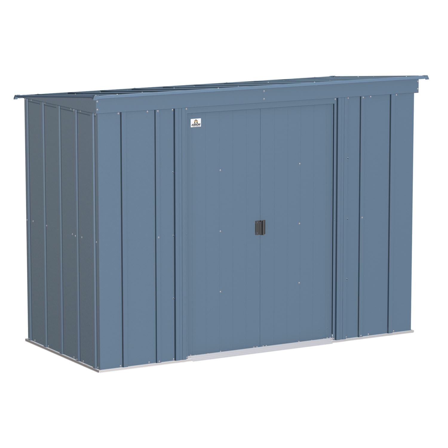 Arrow | Classic Steel Storage Shed, 8x4 ft., Blue Grey CLP84BG