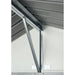 Arrow | EZEE Shed Steel Storage 10x8 ft. Galvanized Extra High Gable Charcoal EZ10872HVCC