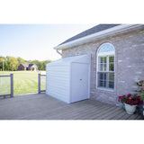 Arrow | Yardsaver 4x7 ft. Steel Storage Shed Pent Roof Eggshell YS47-A