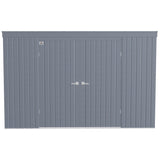 Arrow | Elite Steel Storage Shed, 10x4 ft. Anthracite EP104AN