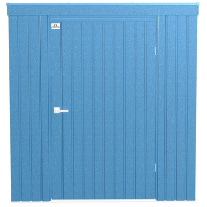 Arrow | Elite Steel Storage Shed, 6x4 ft. Blue Grey