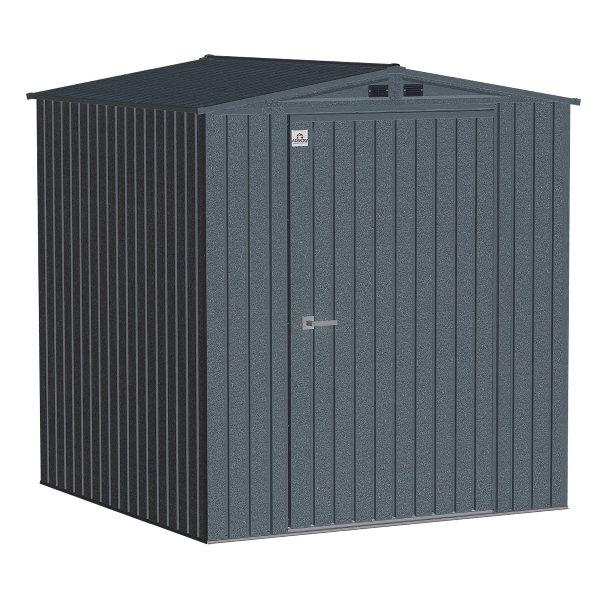 Arrow | Elite Steel Storage Shed, 6x6, ft. Anthracite EG66AN