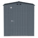 Arrow | Elite Steel Storage Shed, 6x6, ft. Anthracite EG66AN