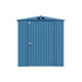 Arrow | Elite Steel Storage Shed, 6x6 ft. Blue Grey EG66BG