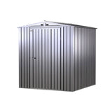 Arrow | Elite Steel Storage Shed, 6X6 ft. Silver EG66AB