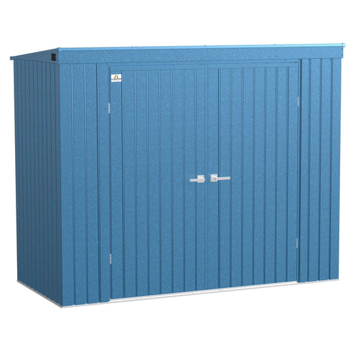 Arrow | Elite Steel Storage Shed, 8x4 ft. Blue Grey EP84BG