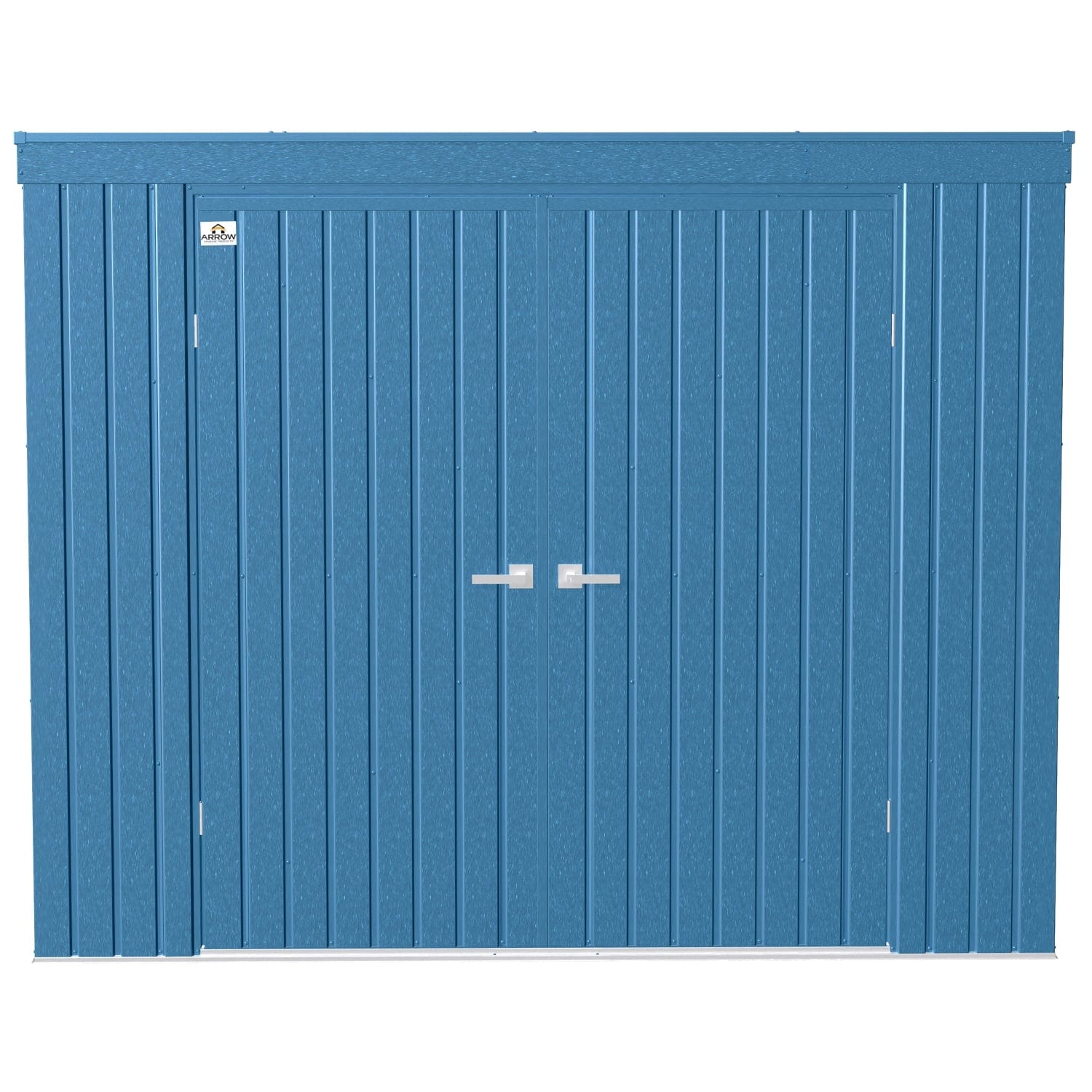 Arrow | Elite Steel Storage Shed, 8x4 ft. Blue Grey EP84BG