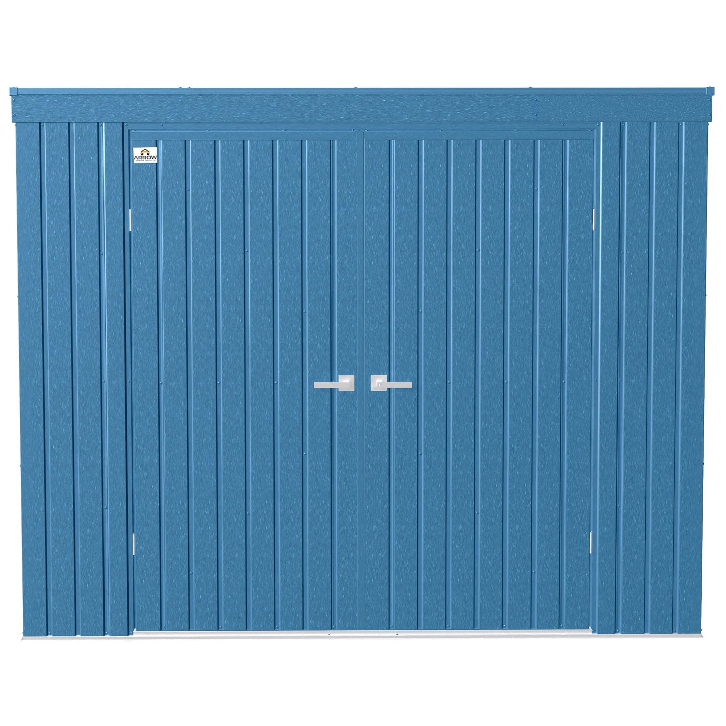 Arrow | Elite Steel Storage Shed, 8x4 ft. Blue Grey EP84BG