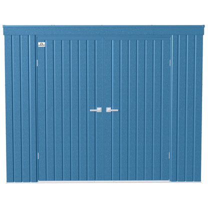 Arrow | Elite Steel Storage Shed, 8x4 ft. Blue Grey EP84BG