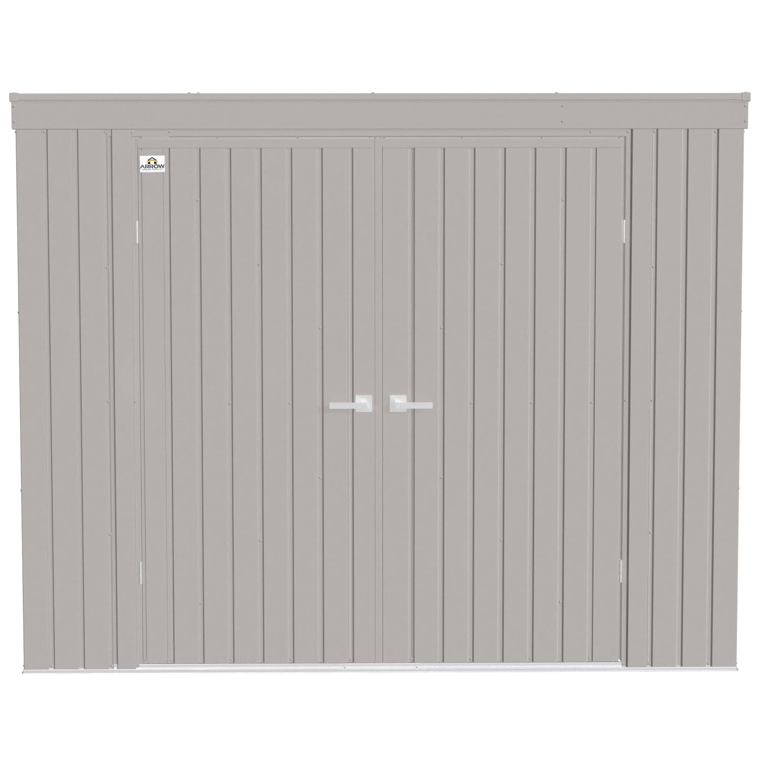 Arrow | Elite Steel Storage Shed, 8x4, ft. Cool Grey EP84CG