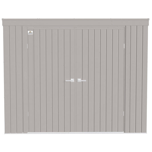 Arrow | Elite Steel Storage Shed, 8x4, ft. Cool Grey EP84CG