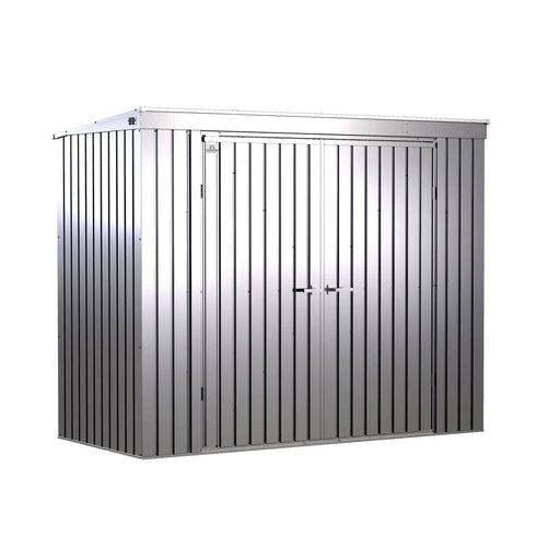 Arrow | Elite Steel Storage Shed, 8x4 ft. Silver EP84AB