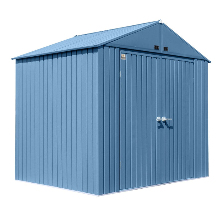 Arrow | Elite Steel Storage Shed, 8x6 ft. Blue Grey EG86BG