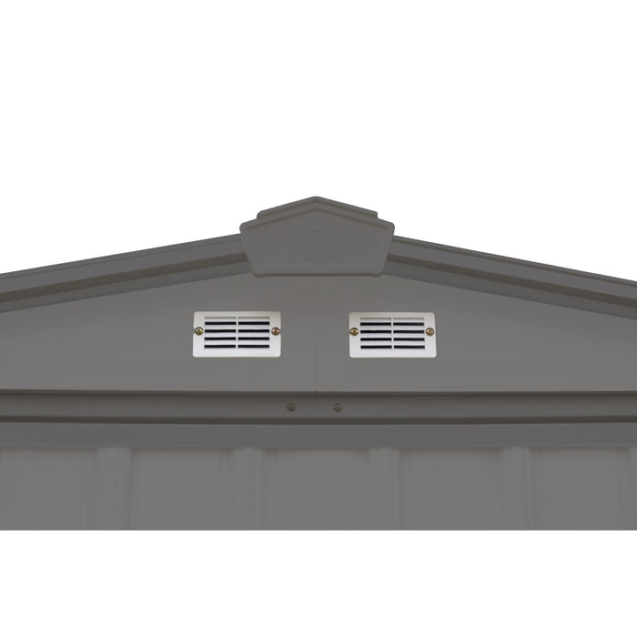 Arrow | EZEE Shed Steel Storage 6x5 ft. Galvanized Low Gable Charcoal EZ6565LVCC