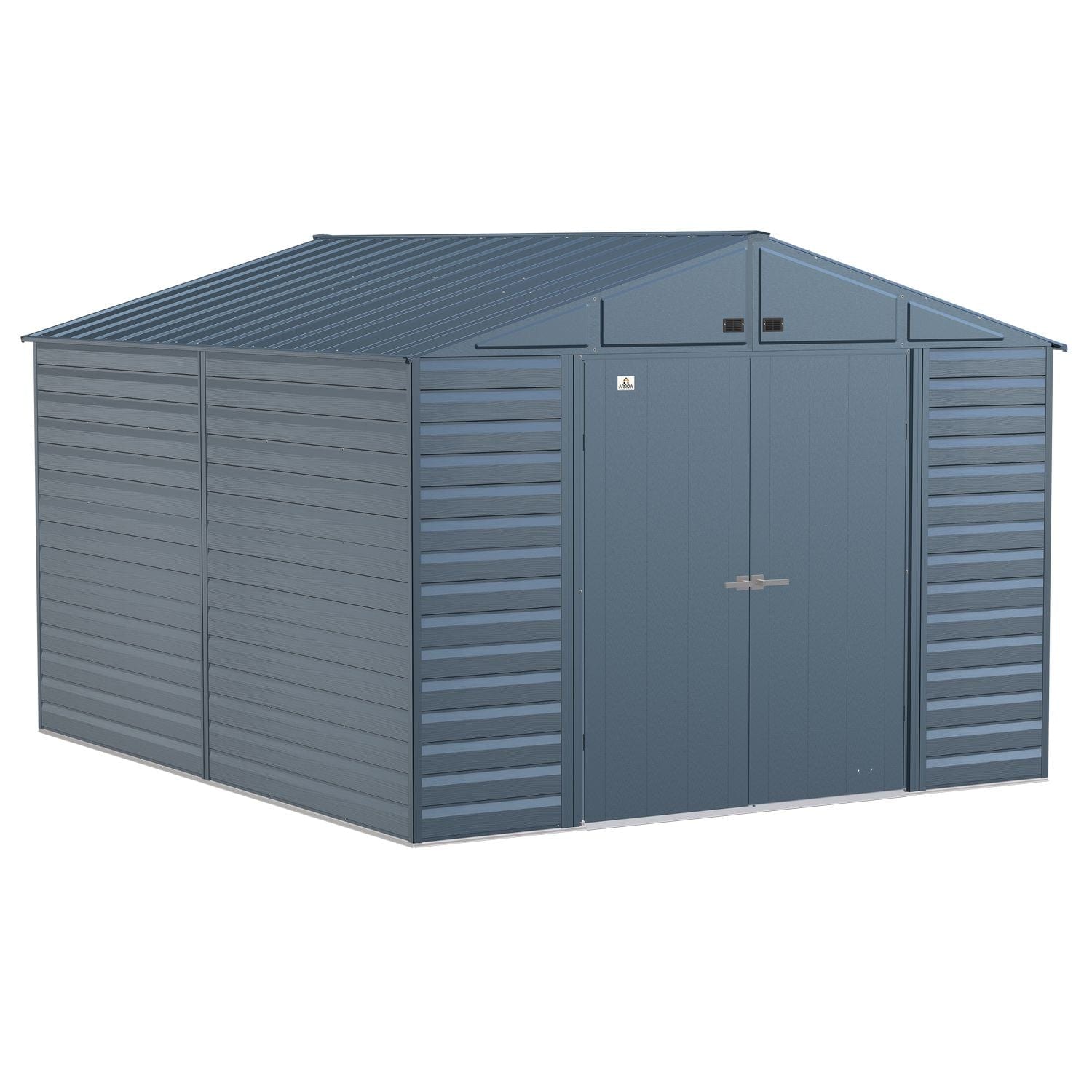 Arrow | Select Gable Roof Steel Storage Shed, 10x12 ft., Blue Grey SCG1012BG