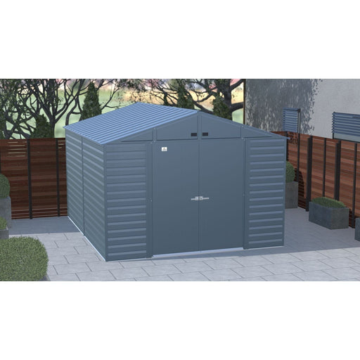 Arrow | Select Gable Roof Steel Storage Shed, 10x12 ft., Blue Grey SCG1012BG