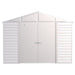 Arrow | Select Gable Roof Steel Storage Shed, 10x12 ft., Flute Grey SCG1012FG