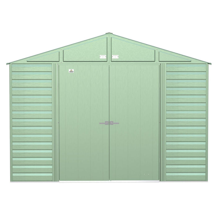 Arrow | Select Gable Roof Steel Storage Shed, 10x12 ft., Sage Green SCG1012SG