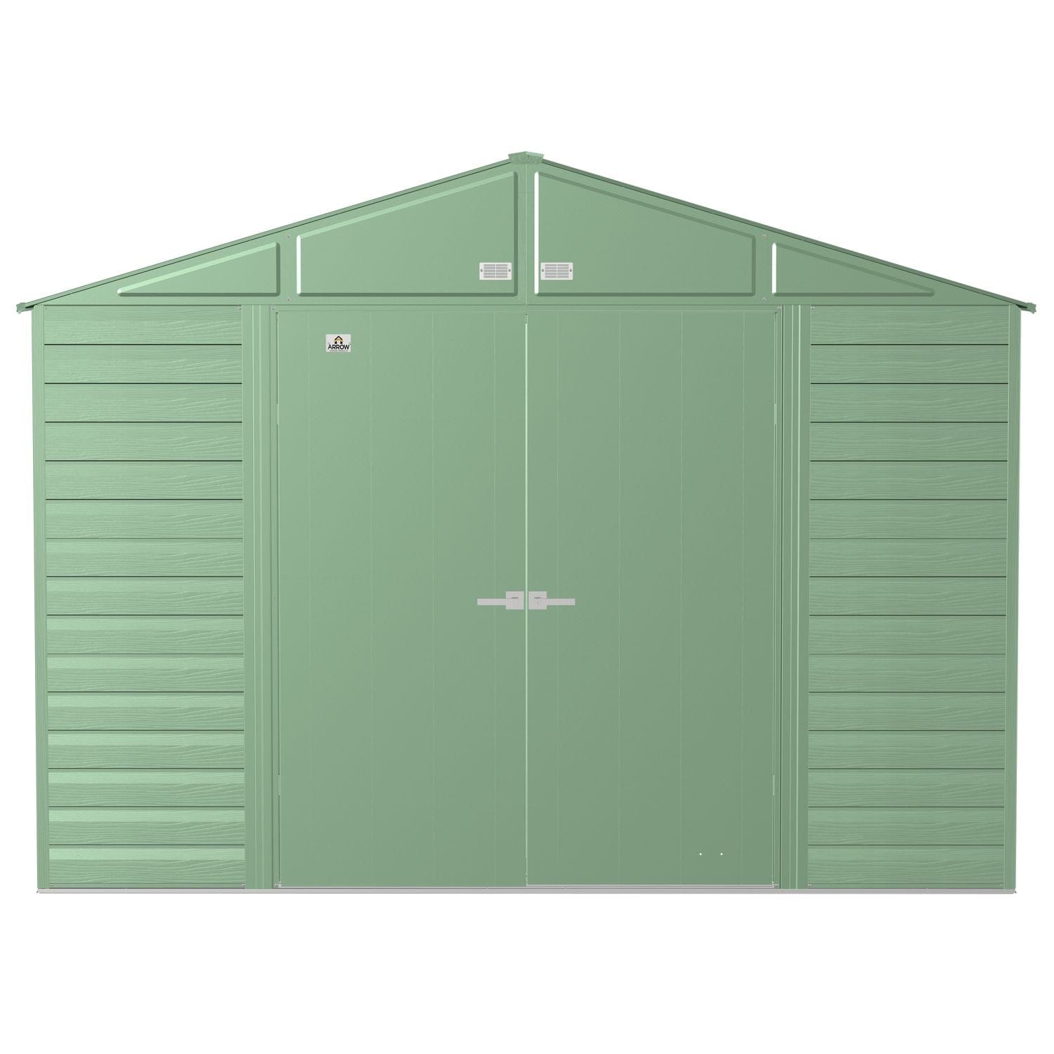 Arrow | Select Gable Roof Steel Storage Shed, 10x14 ft., Sage Green SCG1014SG