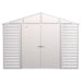 Arrow | Select Gable Roof Steel Storage Shed, 10x8 ft., Flute Grey SCG108FG