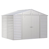 Arrow | Select Gable Roof Steel Storage Shed, 10x8 ft., Flute Grey SCG108FG