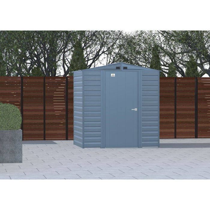 Arrow | Select Gable Roof Steel Storage Shed, 6x5 ft., Blue Grey SCG65BG