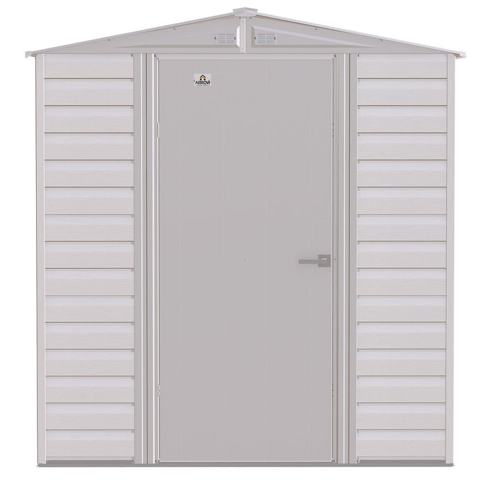 Arrow | Select Gable Roof Steel Storage Shed, 6x5 ft., Flute Grey SCG65FG