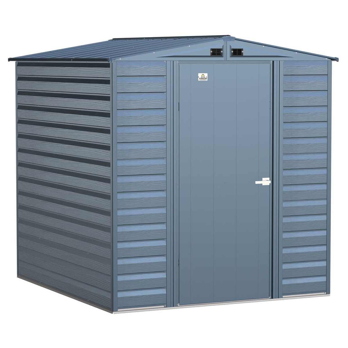 Arrow | Select Gable Roof Steel Storage Shed, 6x7 ft., Blue Grey SCG67BG