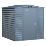 Arrow | Select Gable Roof Steel Storage Shed, 6x7 ft., Blue Grey SCG67BG