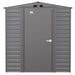 Arrow | Select Gable Roof Steel Storage Shed, 6x7 ft., Charcoal SCG67CC