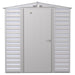 Arrow | Select Gable Roof Steel Storage Shed, 6x7 ft., Flute Grey SCG67FG