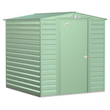 Arrow | Select Gable Roof Steel Storage Shed, 6x7 ft., Sage Green SCG67SG