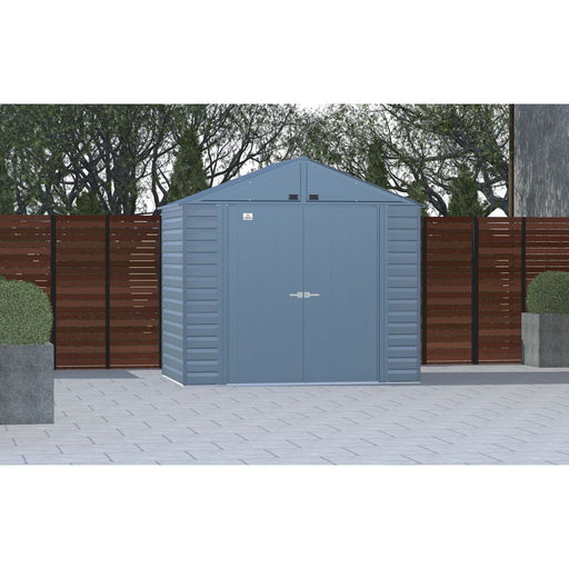 Arrow | Select Gable Roof Steel Storage Shed, 8x6 ft., Blue Grey SCG86BG