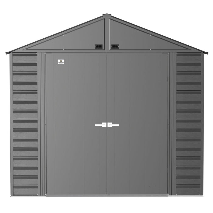 Arrow | Select Gable Roof Steel Storage Shed, 8x6 ft., Charcoal SCG86CC