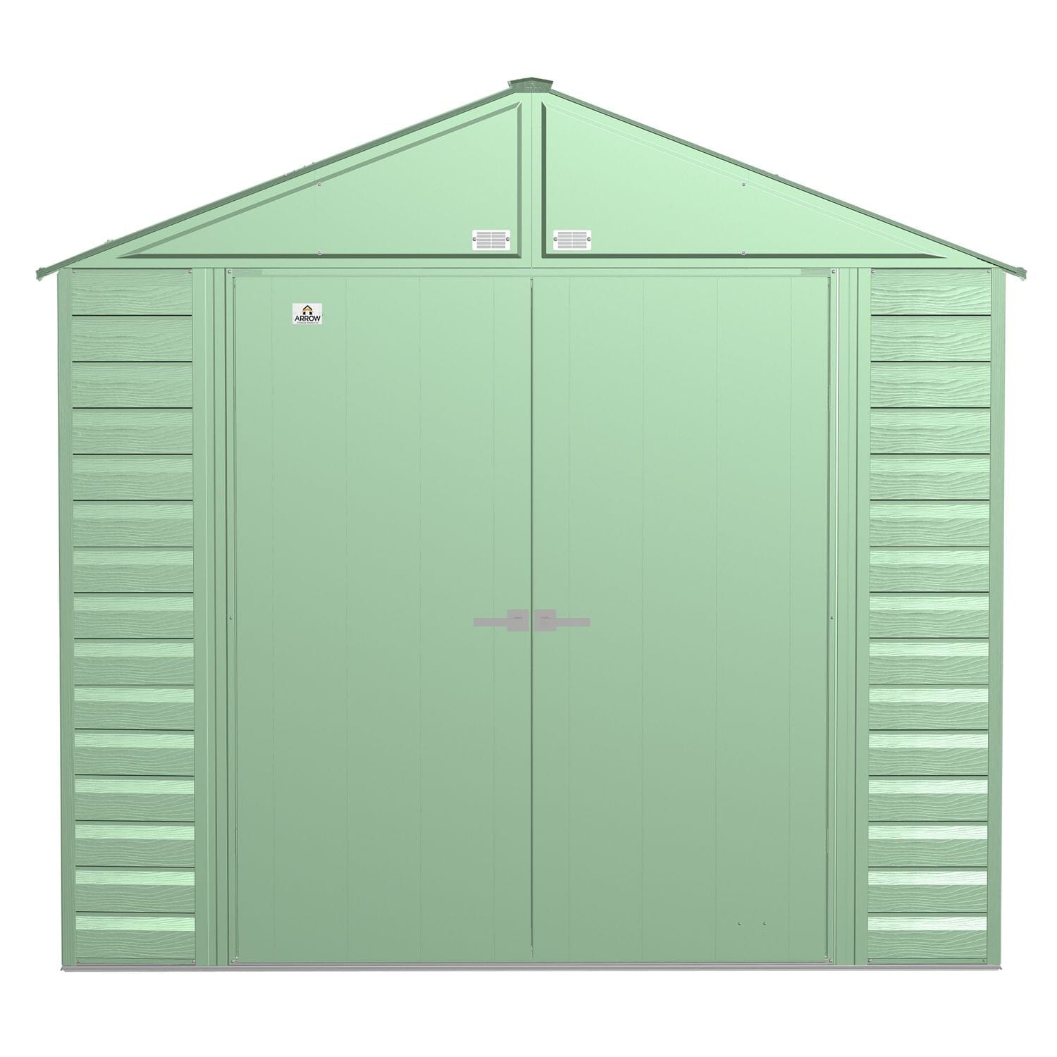 Arrow | Select Gable Roof Steel Storage Shed, 8x6 ft., Sage Green SCG86SG