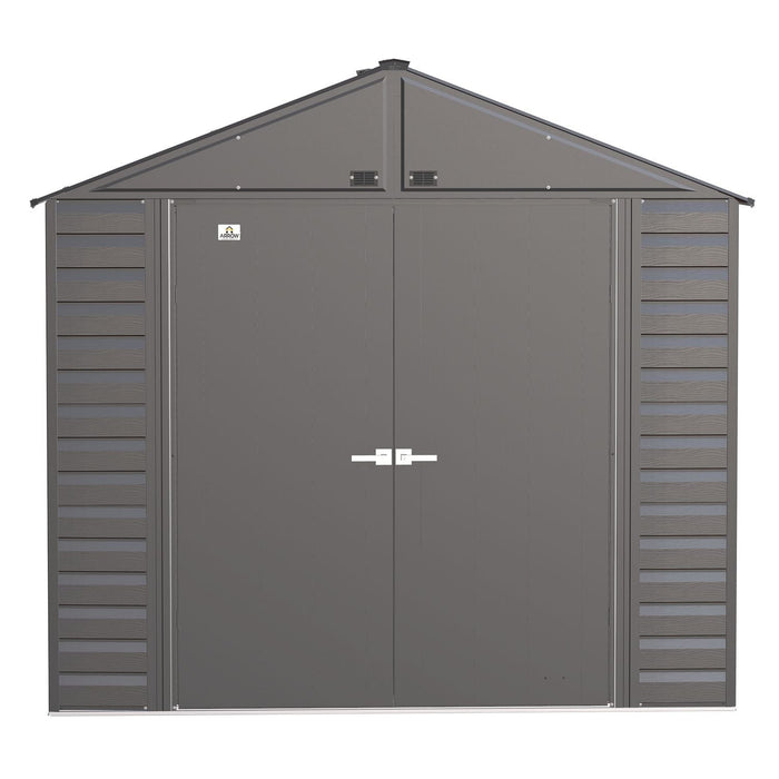 Arrow | Select Gable Roof Steel Storage Shed, 8x8 ft., Charcoal SCG88CC