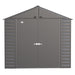 Arrow | Select Gable Roof Steel Storage Shed, 8x8 ft., Charcoal SCG88CC