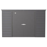 Arrow | Select Pent Roof Steel Storage Shed, 10x4 ft., Charcoal SCP104CC