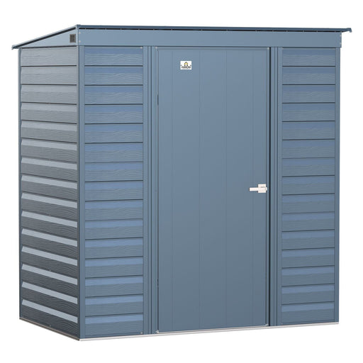 Arrow | Select Pent Roof Steel Storage Shed, 6x4 ft., Blue Grey SCP64BG