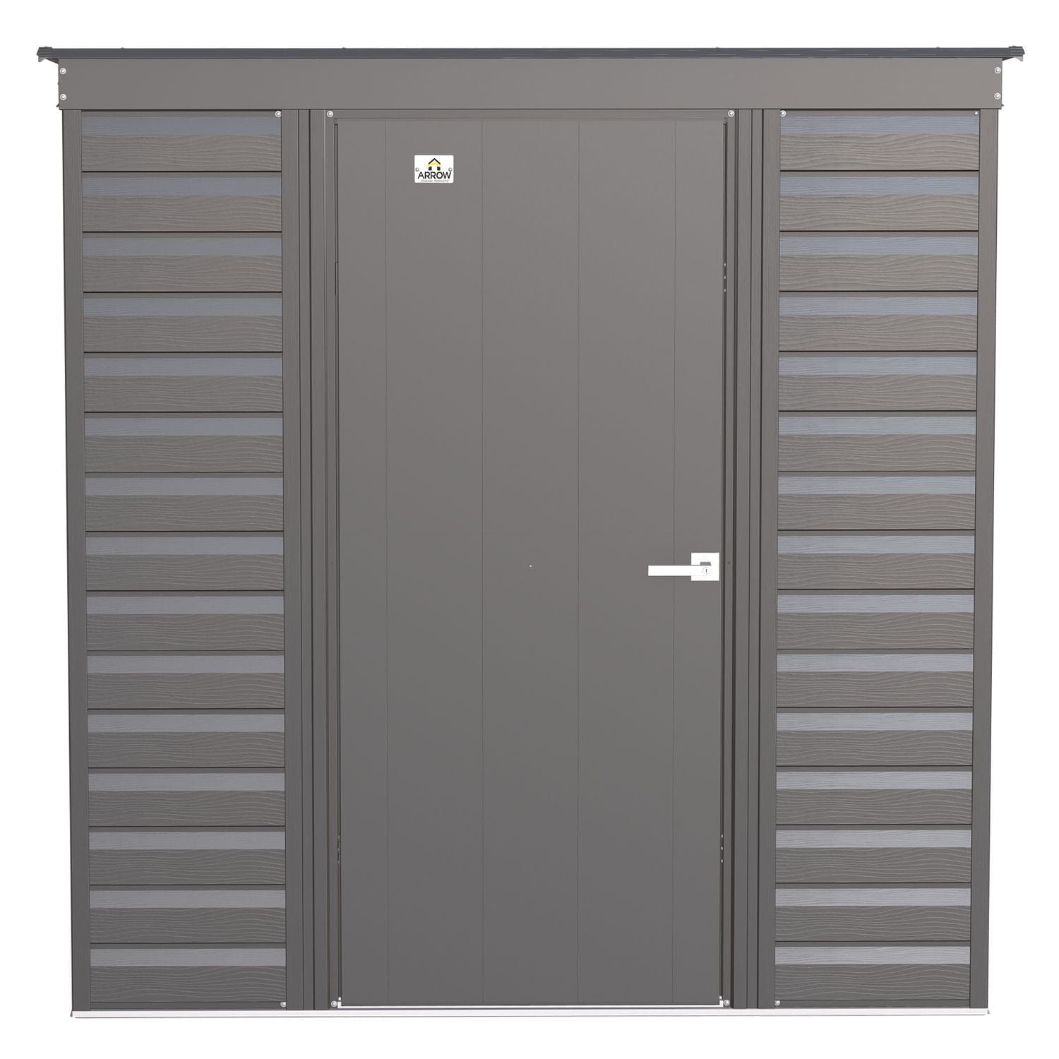 Arrow | Select Pent Roof Steel Storage Shed, 6x4 ft., Charcoal SCP64CC