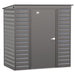 Arrow | Select Pent Roof Steel Storage Shed, 6x4 ft., Charcoal SCP64CC