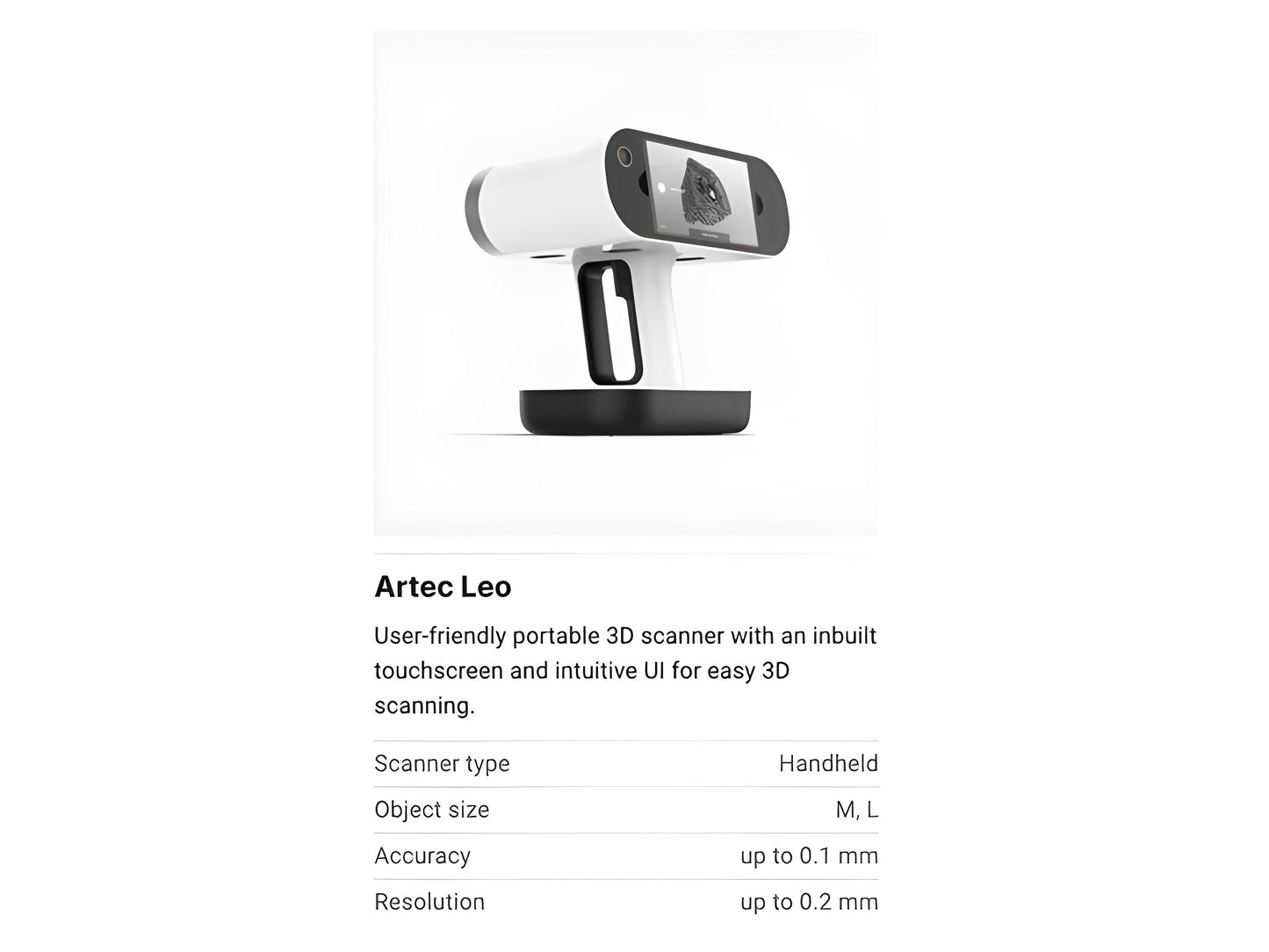 Artec Leo 3D Scanner (EDU)