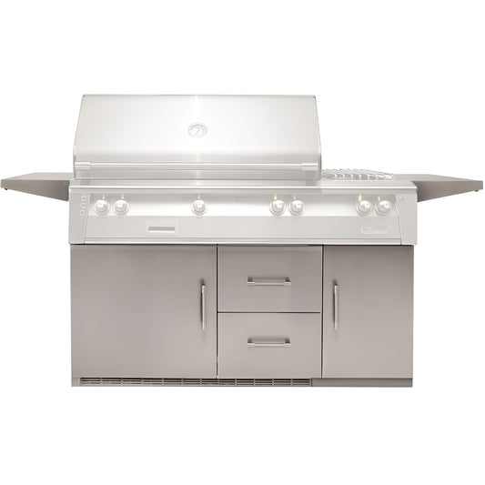 Alfresco 56-Inch Built-In Outdoor Refrigerator Cart Model - ARXE-56C