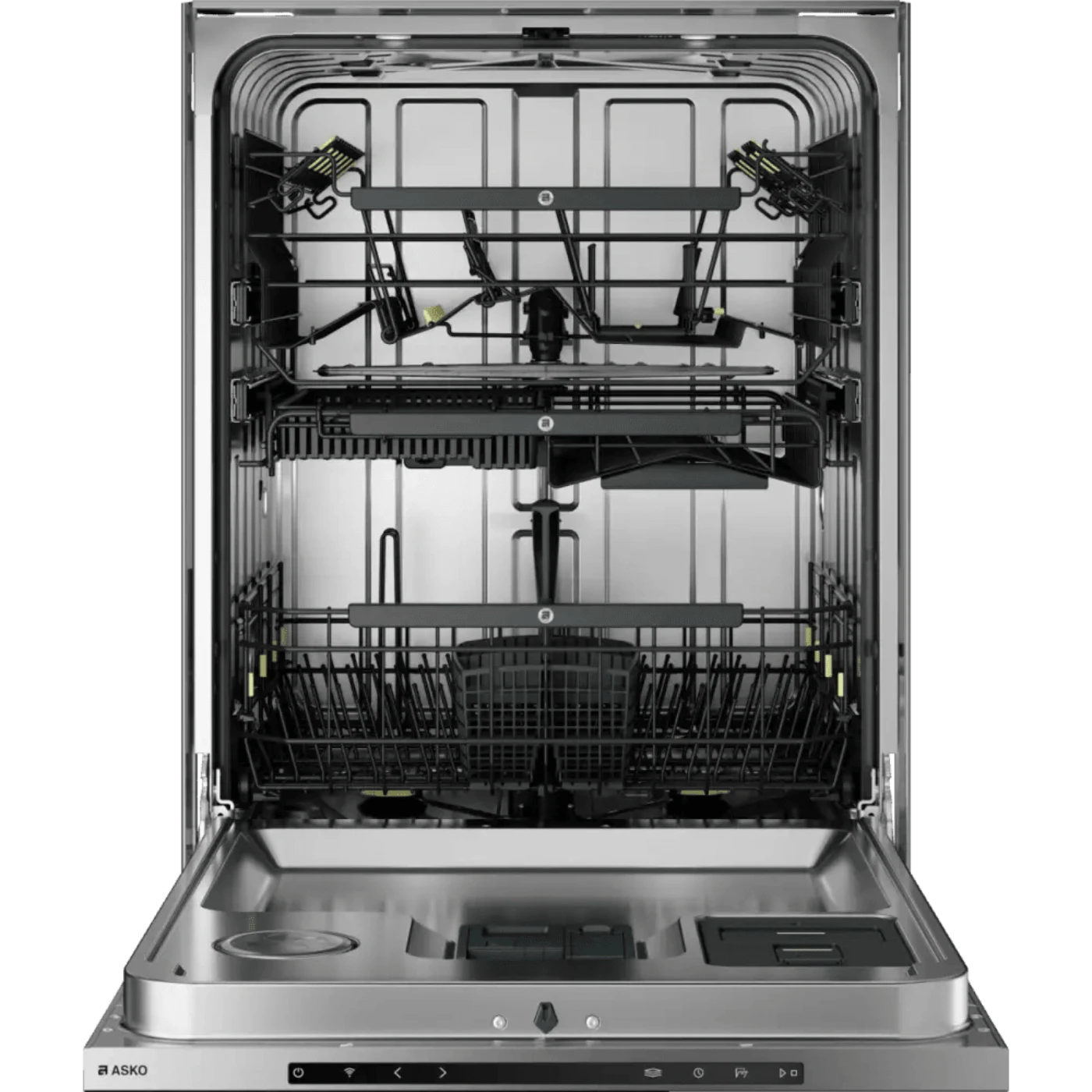 Asko 24" Dishwasher, 60 Series, XXL Tub, Water Softener, Pocket Handle, Stainless - DBI776IXXLSSOF