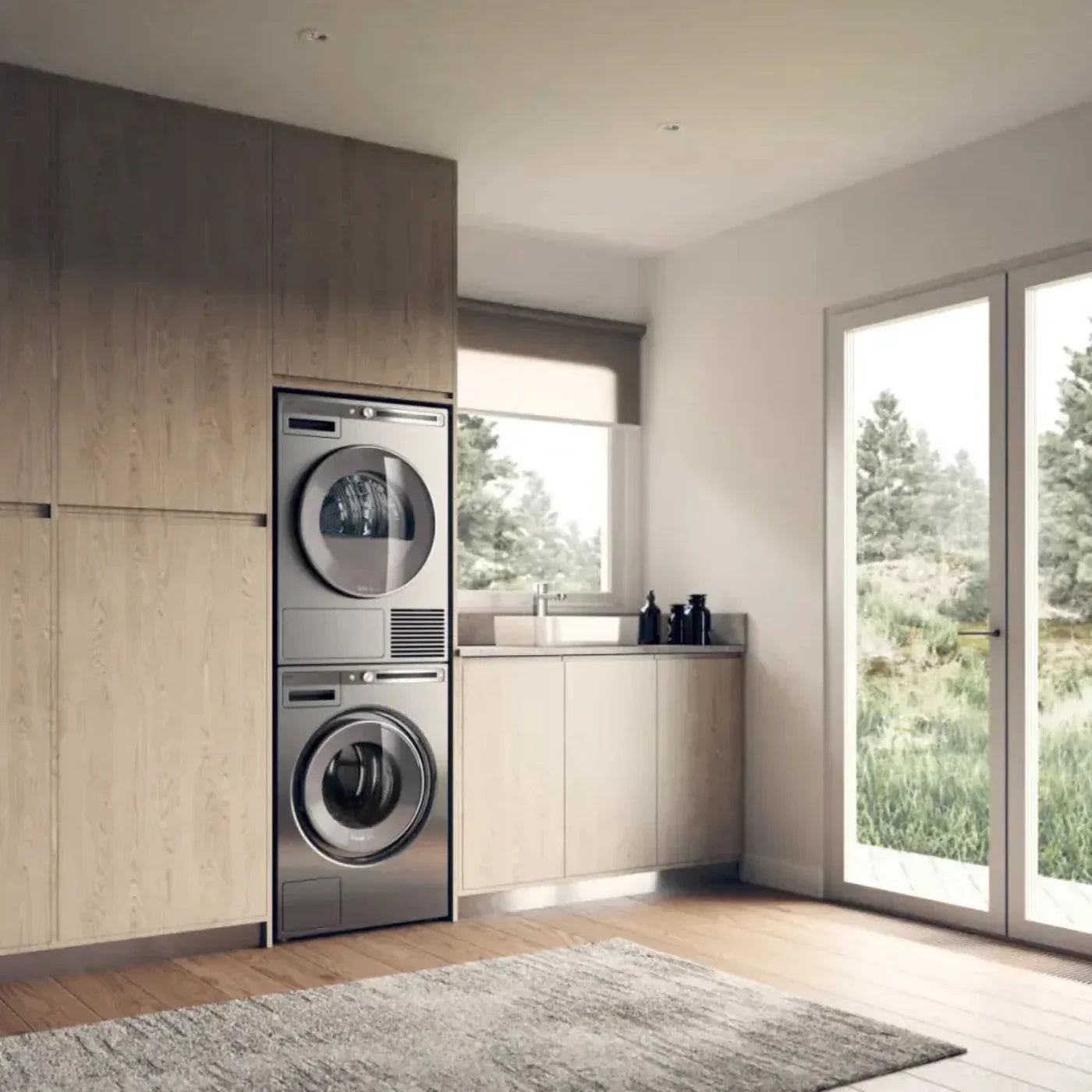 Asko 24" Vented Dryer, Logic, Titanium - T411VDT