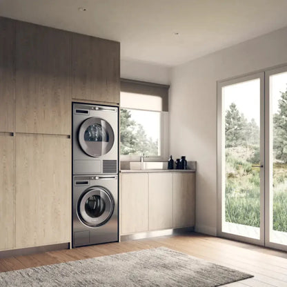 Asko 24" Vented Dryer, Logic, Titanium - T411VDT