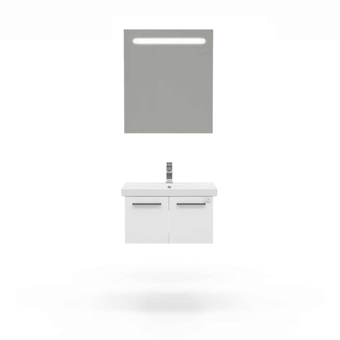 Casa Mare Aspe 32" Glossy White Vanity Ceramic Sink Combo - Aspe80GW-32-MSC-S