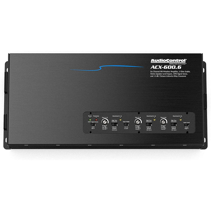 Audio Control ACX-600.6 All Weather 6 Channel Amplifier for Marine and Motorsports Applications - ACX6006